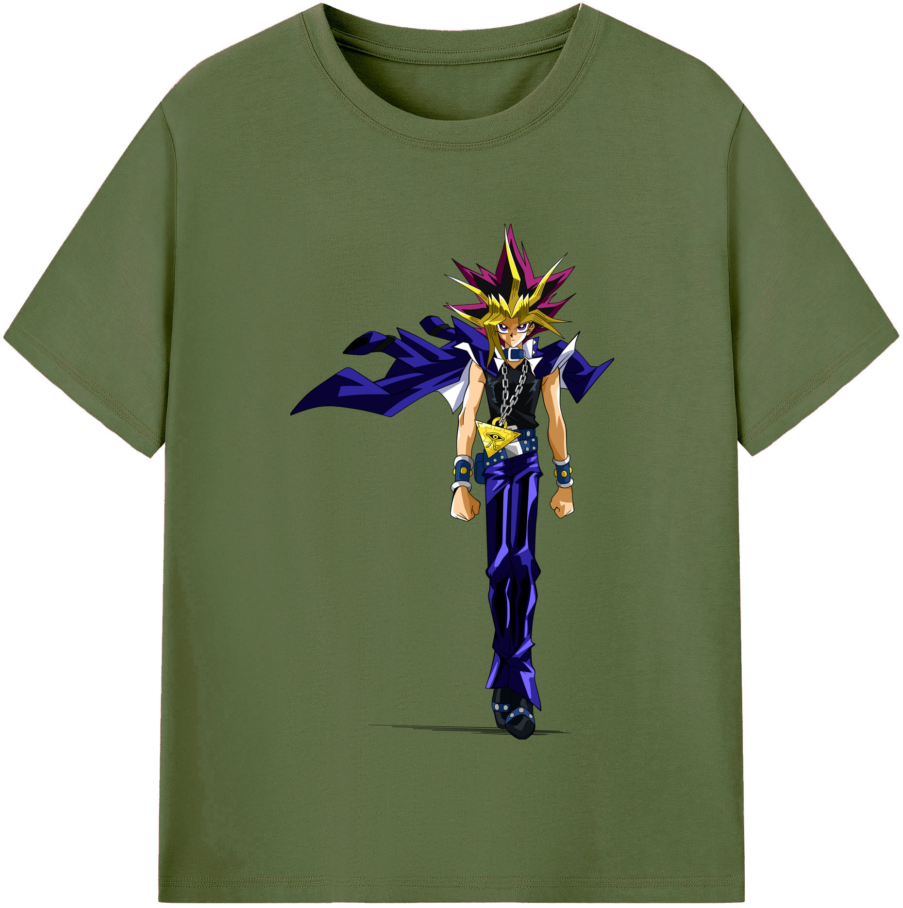 （画像用） 遊☆戯☆王 Yu-Gi-Oh! 綿100％半袖Tシャツ（フロントプリント）